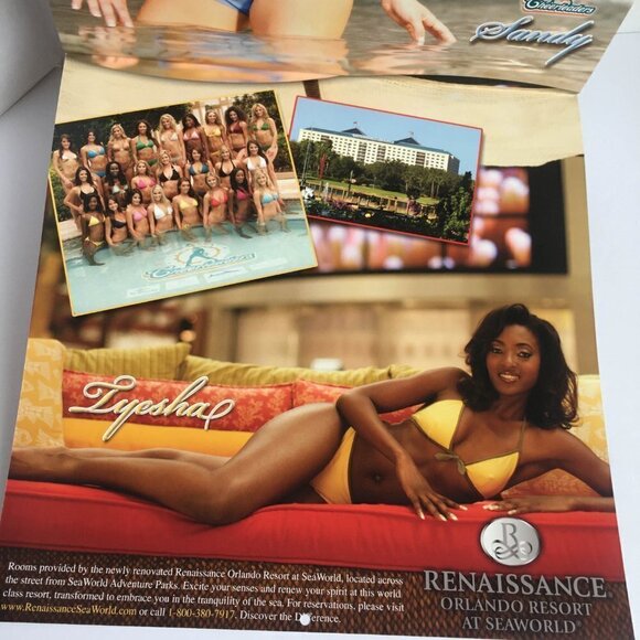 NEW Miami Dolphins Cheerleaders Discovery Cove 2008 2009 Sixteen Month Calendar - Picture 9 of 16